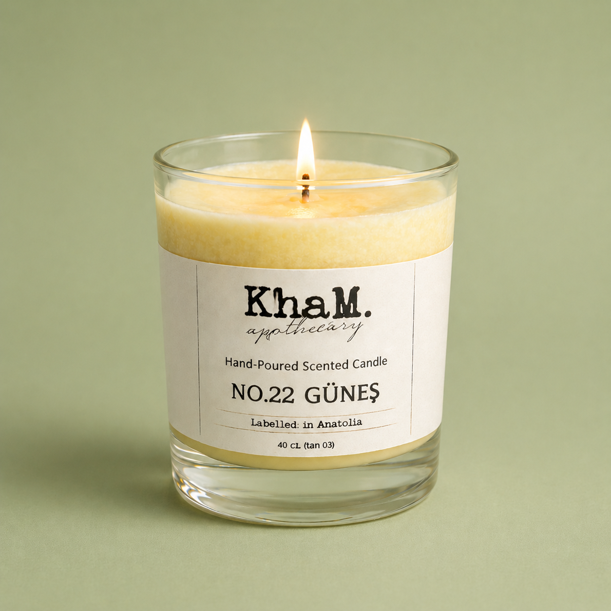 NO.22 GÜNEŞ aromatik bitkisel mum